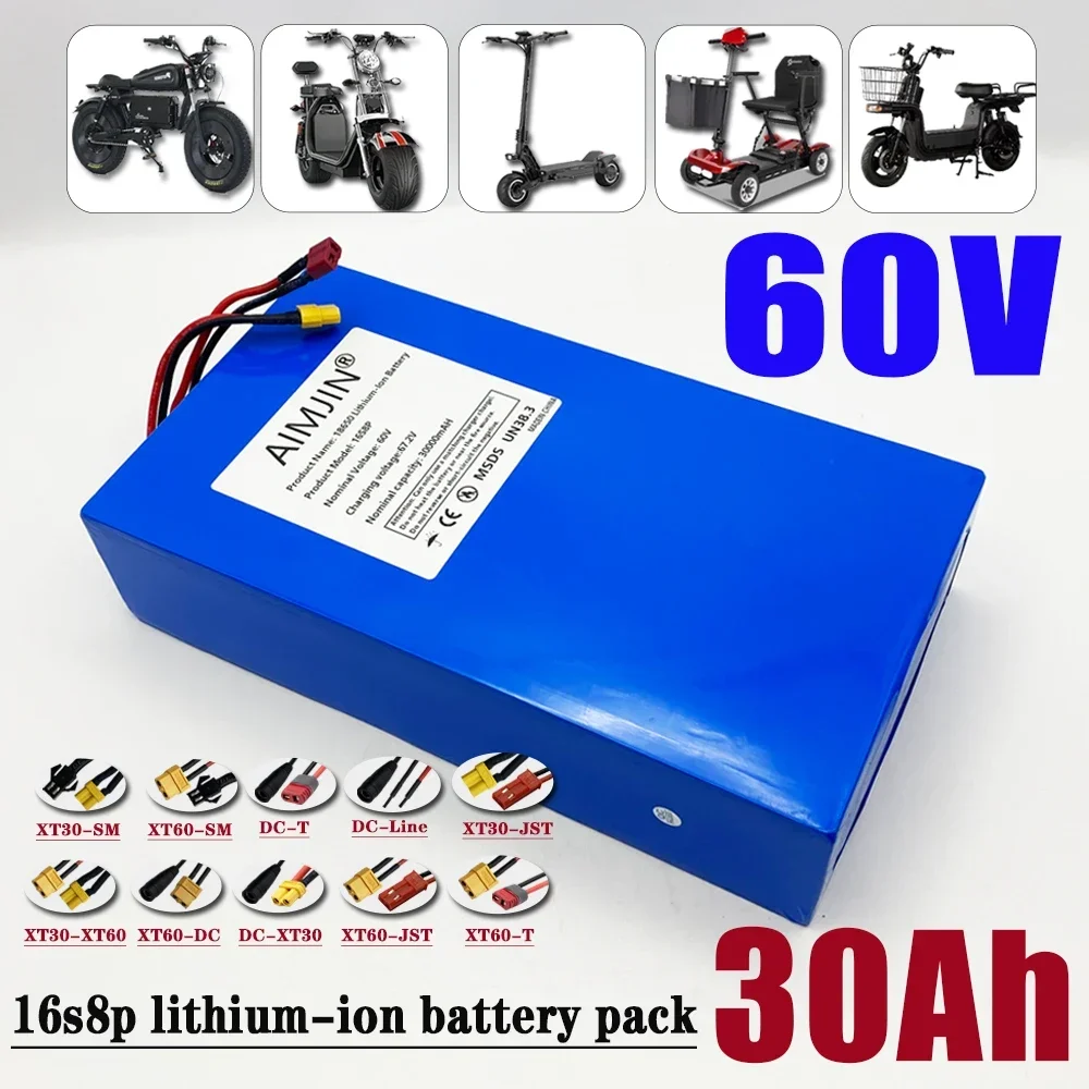 1000-3000W high-power 60V 30Ah - огляд і ціна 60V 30Ah Electric Scooter Battery