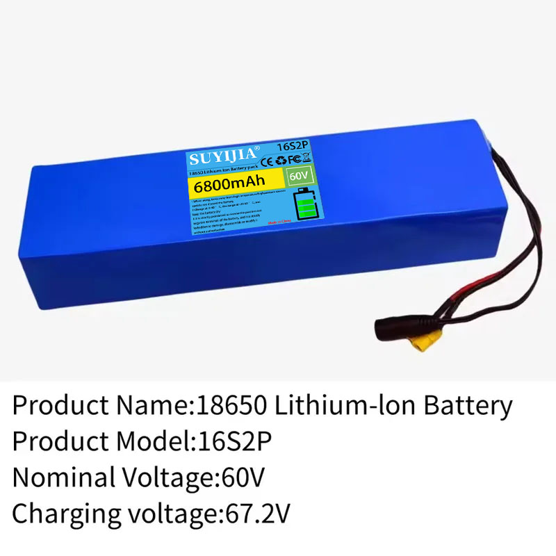 16S2P Lithium Battery Pack, 60 - огляд і ціна 60V 30Ah Electric Scooter Battery