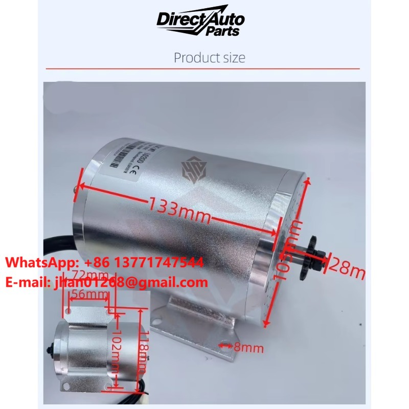 3000W  60V/72V High Power Elec - огляд і ціна Electric Motorcycle Conversion Kit 72V