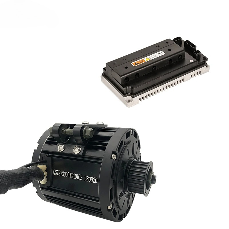 qs138 3000W Peak 9KW 72V 100KP - огляд і ціна Mid Drive Motor Kit 72V 3000W