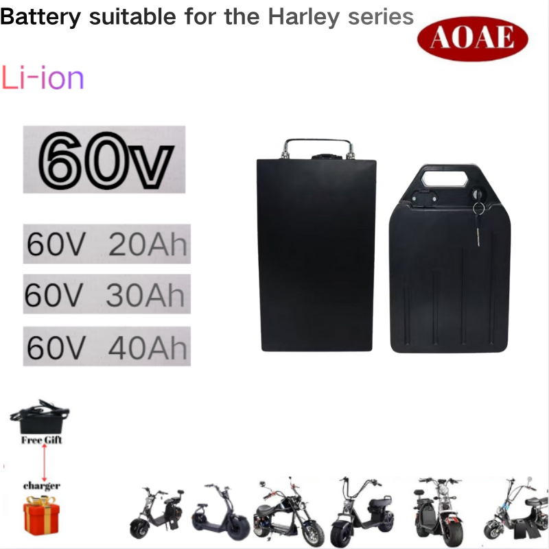 For Harley Battery 60V 20Ah 30 - огляд і ціна 60V 30Ah Electric Scooter Battery
